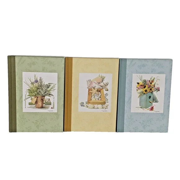Hallmark Marjolein Bastin 3 JOURNALS Hardcover Discover Renew Bloom No Writing - Picture 2 of 8